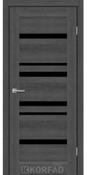 Межкомнатные двери MARTINA, PVC Renolit Ясен Граніт black
